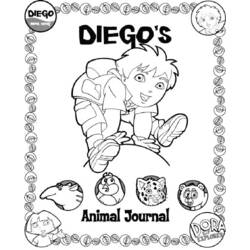Página para colorir: Vai Diego! (desenhos animados) #48578 - Páginas para Colorir Imprimíveis Gratuitamente