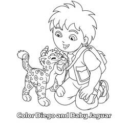 Página para colorir: Vai Diego! (desenhos animados) #48652 - Páginas para Colorir Imprimíveis Gratuitamente