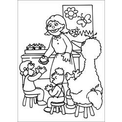 Página para colorir: Vila Sesamo (desenhos animados) #32114 - Páginas para Colorir Imprimíveis Gratuitamente