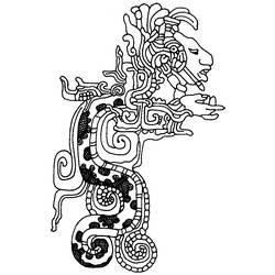 Página para colorir: mitologia asteca (deuses e deusas) #111543 - Páginas para Colorir Imprimíveis Gratuitamente