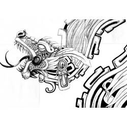 Página para colorir: mitologia asteca (deuses e deusas) #111546 - Páginas para Colorir Imprimíveis Gratuitamente