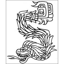 Página para colorir: mitologia asteca (deuses e deusas) #111595 - Páginas para Colorir Imprimíveis Gratuitamente