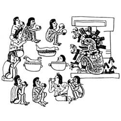 Página para colorir: mitologia asteca (deuses e deusas) #111622 - Páginas para Colorir Imprimíveis Gratuitamente