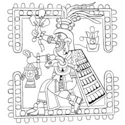 Página para colorir: mitologia asteca (deuses e deusas) #111653 - Páginas para Colorir Imprimíveis Gratuitamente