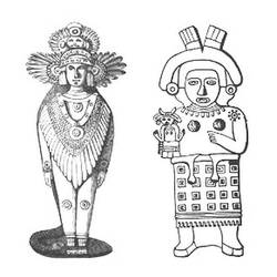 Página para colorir: mitologia asteca (deuses e deusas) #111655 - Páginas para Colorir Imprimíveis Gratuitamente