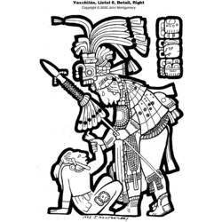 Página para colorir: mitologia asteca (deuses e deusas) #111662 - Páginas para Colorir Imprimíveis Gratuitamente