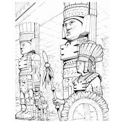Página para colorir: mitologia asteca (deuses e deusas) #111697 - Páginas para Colorir Imprimíveis Gratuitamente