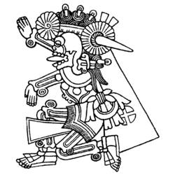 Página para colorir: mitologia asteca (deuses e deusas) #111742 - Páginas para Colorir Imprimíveis Gratuitamente