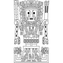 Página para colorir: mitologia asteca (deuses e deusas) #111776 - Páginas para Colorir Imprimíveis Gratuitamente