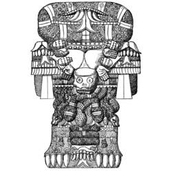 Página para colorir: mitologia asteca (deuses e deusas) #111779 - Páginas para Colorir Imprimíveis Gratuitamente