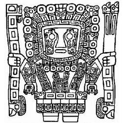 Página para colorir: mitologia asteca (deuses e deusas) #111855 - Páginas para Colorir Imprimíveis Gratuitamente