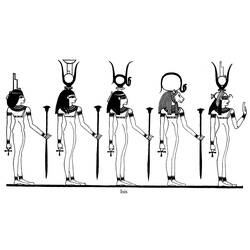 Página para colorir: mitologia egípcia (deuses e deusas) #111135 - Páginas para Colorir Imprimíveis Gratuitamente