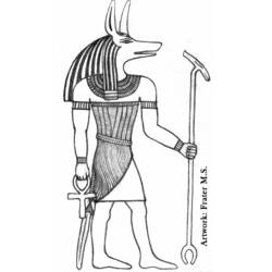 Página para colorir: mitologia egípcia (deuses e deusas) #111138 - Páginas para Colorir Imprimíveis Gratuitamente