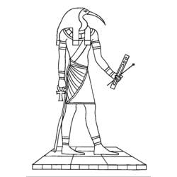 Página para colorir: mitologia egípcia (deuses e deusas) #111140 - Páginas para Colorir Imprimíveis Gratuitamente