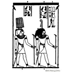 Página para colorir: mitologia egípcia (deuses e deusas) #111145 - Páginas para Colorir Imprimíveis Gratuitamente