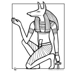 Página para colorir: mitologia egípcia (deuses e deusas) #111147 - Páginas para Colorir Imprimíveis Gratuitamente