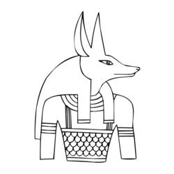 Desenhos para colorir: mitologia egípcia - Páginas para Colorir Imprimíveis Gratuitamente