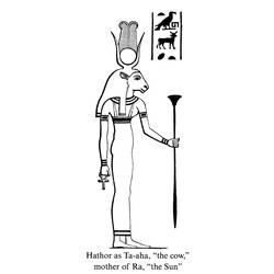 Página para colorir: mitologia egípcia (deuses e deusas) #111150 - Páginas para Colorir Imprimíveis Gratuitamente