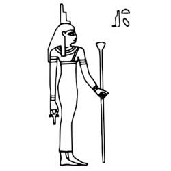 Página para colorir: mitologia egípcia (deuses e deusas) #111152 - Páginas para Colorir Imprimíveis Gratuitamente