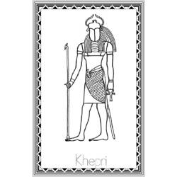 Página para colorir: mitologia egípcia (deuses e deusas) #111153 - Páginas para Colorir Imprimíveis Gratuitamente