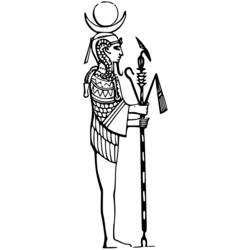 Página para colorir: mitologia egípcia (deuses e deusas) #111213 - Páginas para Colorir Imprimíveis Gratuitamente
