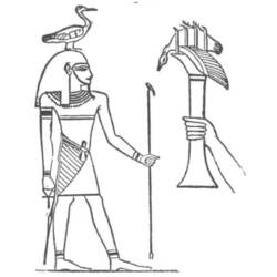 Página para colorir: mitologia egípcia (deuses e deusas) #111226 - Páginas para Colorir Imprimíveis Gratuitamente
