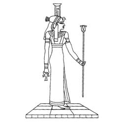 Página para colorir: mitologia egípcia (deuses e deusas) #111230 - Páginas para Colorir Imprimíveis Gratuitamente