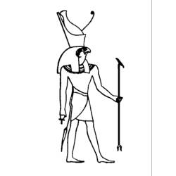 Página para colorir: mitologia egípcia (deuses e deusas) #111234 - Páginas para Colorir Imprimíveis Gratuitamente