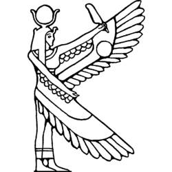 Página para colorir: mitologia egípcia (deuses e deusas) #111249 - Páginas para Colorir Imprimíveis Gratuitamente