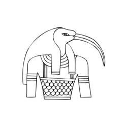 Página para colorir: mitologia egípcia (deuses e deusas) #111250 - Páginas para Colorir Imprimíveis Gratuitamente