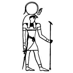 Página para colorir: mitologia egípcia (deuses e deusas) #111291 - Páginas para Colorir Imprimíveis Gratuitamente