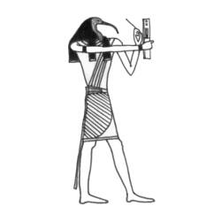 Página para colorir: mitologia egípcia (deuses e deusas) #111295 - Páginas para Colorir Imprimíveis Gratuitamente