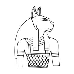 Página para colorir: mitologia egípcia (deuses e deusas) #111300 - Páginas para Colorir Imprimíveis Gratuitamente