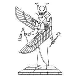 Página para colorir: mitologia egípcia (deuses e deusas) #111304 - Páginas para Colorir Imprimíveis Gratuitamente