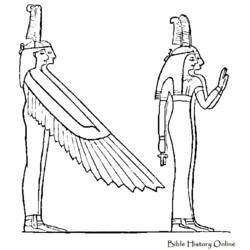 Página para colorir: mitologia egípcia (deuses e deusas) #111319 - Páginas para Colorir Imprimíveis Gratuitamente