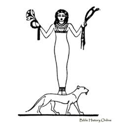 Página para colorir: mitologia egípcia (deuses e deusas) #111328 - Páginas para Colorir Imprimíveis Gratuitamente