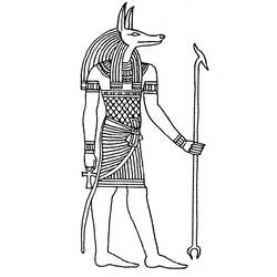 Página para colorir: mitologia egípcia (deuses e deusas) #111329 - Páginas para Colorir Imprimíveis Gratuitamente