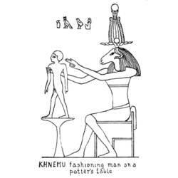 Página para colorir: mitologia egípcia (deuses e deusas) #111355 - Páginas para Colorir Imprimíveis Gratuitamente