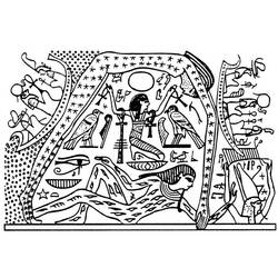 Página para colorir: mitologia egípcia (deuses e deusas) #111378 - Páginas para Colorir Imprimíveis Gratuitamente