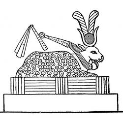 Página para colorir: mitologia egípcia (deuses e deusas) #111392 - Páginas para Colorir Imprimíveis Gratuitamente