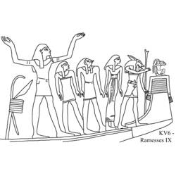 Página para colorir: mitologia egípcia (deuses e deusas) #111495 - Páginas para Colorir Imprimíveis Gratuitamente