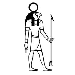 Página para colorir: mitologia egípcia (deuses e deusas) #111506 - Páginas para Colorir Imprimíveis Gratuitamente