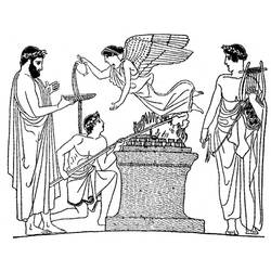 Página para colorir: mitologia grega (deuses e deusas) #109632 - Páginas para Colorir Imprimíveis Gratuitamente
