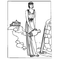 Página para colorir: mitologia grega (deuses e deusas) #109689 - Páginas para Colorir Imprimíveis Gratuitamente