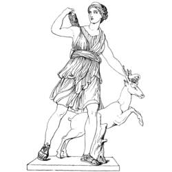 Página para colorir: mitologia grega (deuses e deusas) #109858 - Páginas para Colorir Imprimíveis Gratuitamente