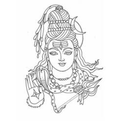 Página para colorir: mitologia hindu (deuses e deusas) #109217 - Páginas para Colorir Imprimíveis Gratuitamente