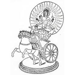 Página para colorir: mitologia hindu (deuses e deusas) #109277 - Páginas para Colorir Imprimíveis Gratuitamente