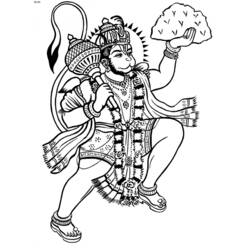 Página para colorir: mitologia hindu (deuses e deusas) #109281 - Páginas para Colorir Imprimíveis Gratuitamente