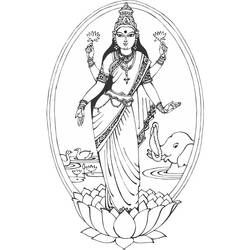 Página para colorir: mitologia hindu (deuses e deusas) #109359 - Páginas para Colorir Imprimíveis Gratuitamente