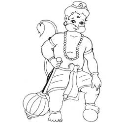 Página para colorir: mitologia hindu (deuses e deusas) #109361 - Páginas para Colorir Imprimíveis Gratuitamente